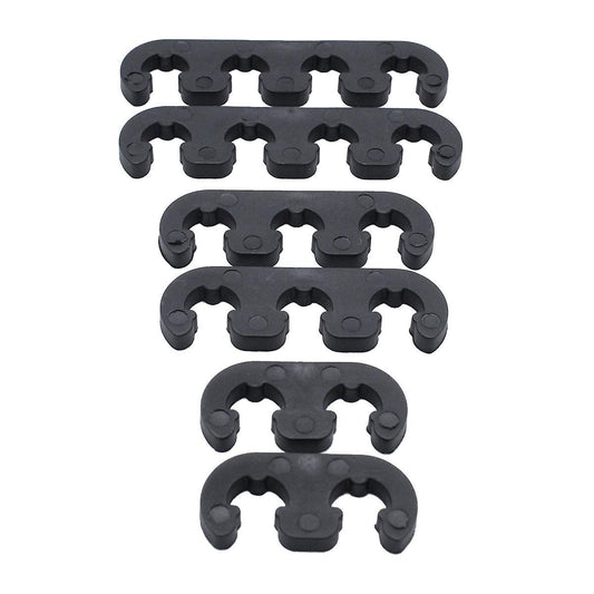 7mm 8mm Plastic Spark Plug Wire Separators Dividers Looms Black
