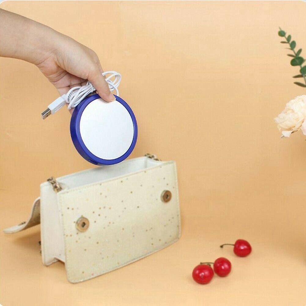 10w Cup Heater Coaster for Tea Mug Pad Rechargeable Usb Warmer -blue