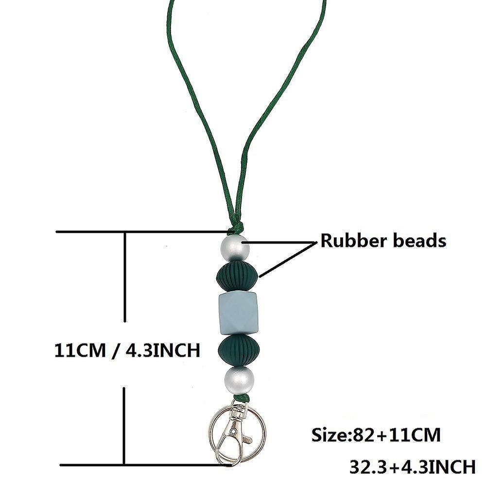 2 Pcs Badge Lanyards Separated Id Key Lanyard Teacher Lanyard