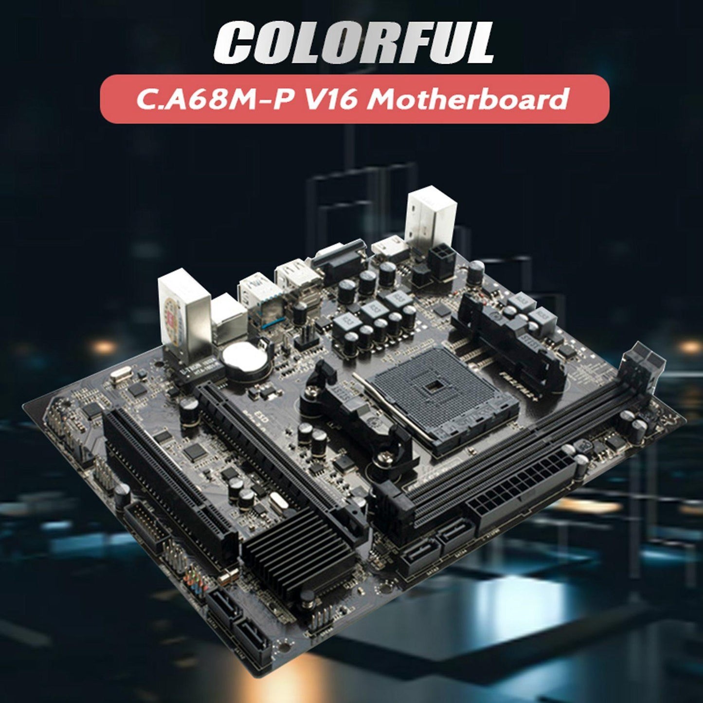 Colorful C.a68m-p Motherboard Support Hdmi-compatible+vga Motherboard