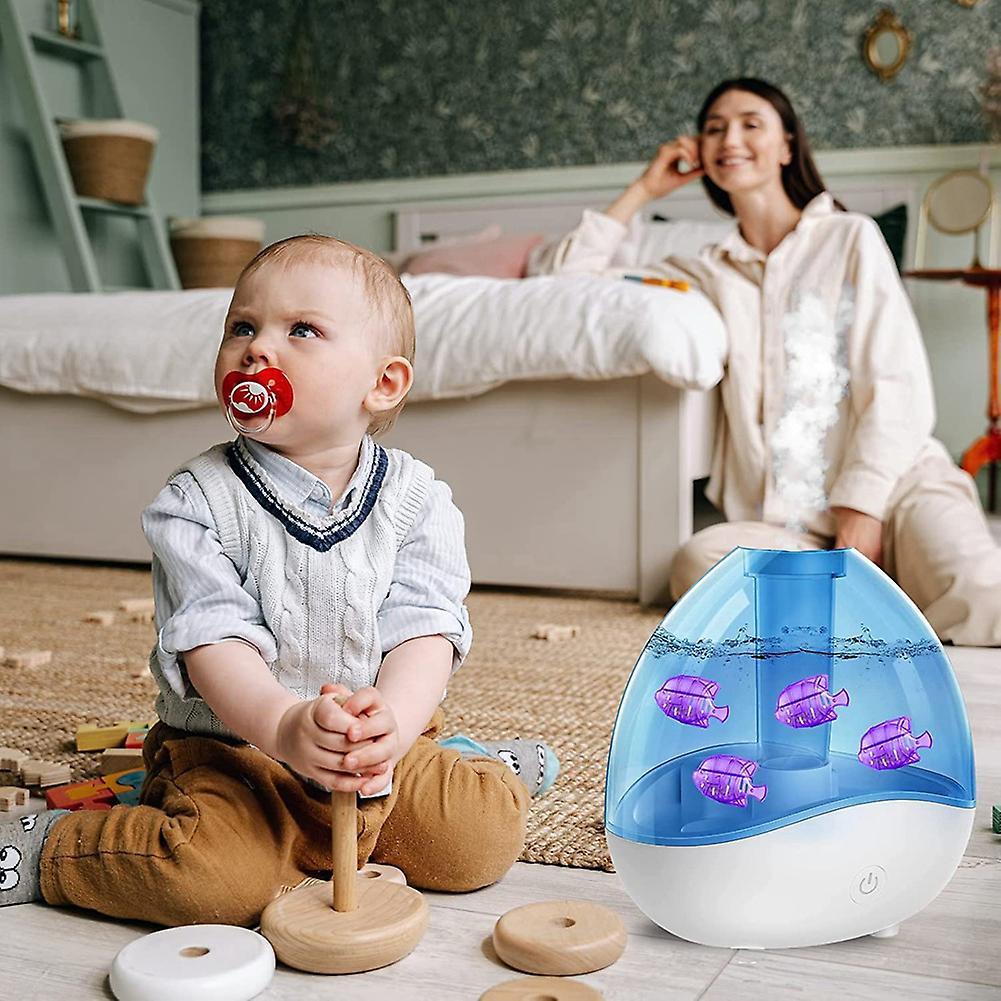 Humidifier Tank Cleaner, 10pcs Humidifier Filters Fish -purple