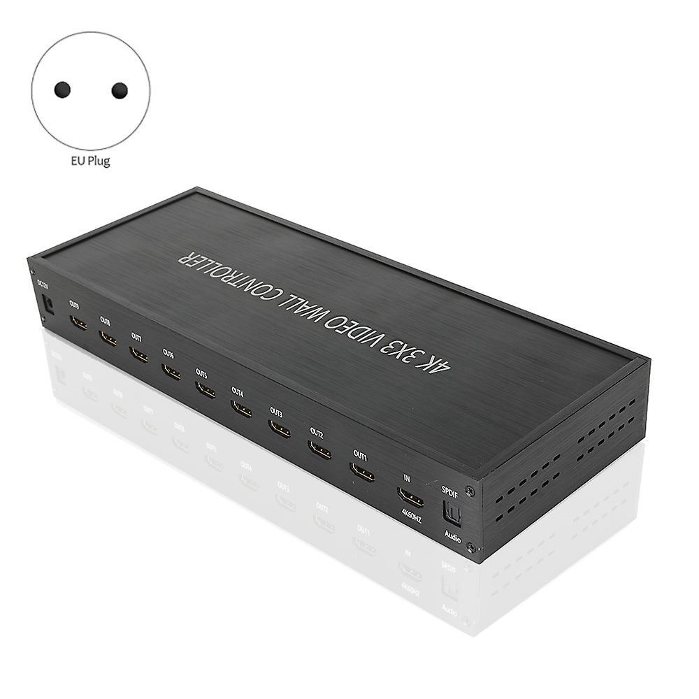 4k 3x3 Video Wall Controller Screen Stitching Hdmi-compatible,eu Plug