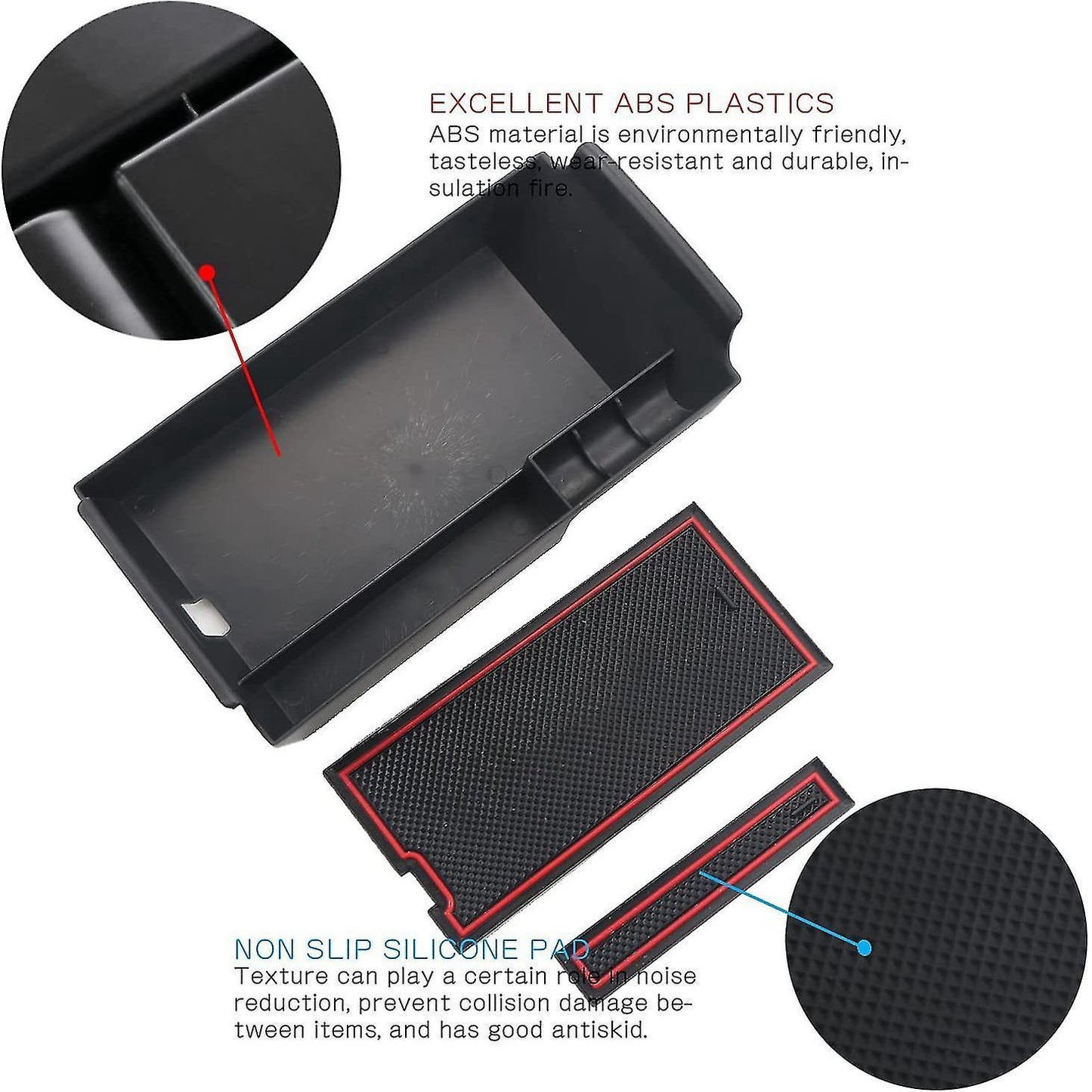Car Central Armrest Storage Box for Mercedes Benz C-class