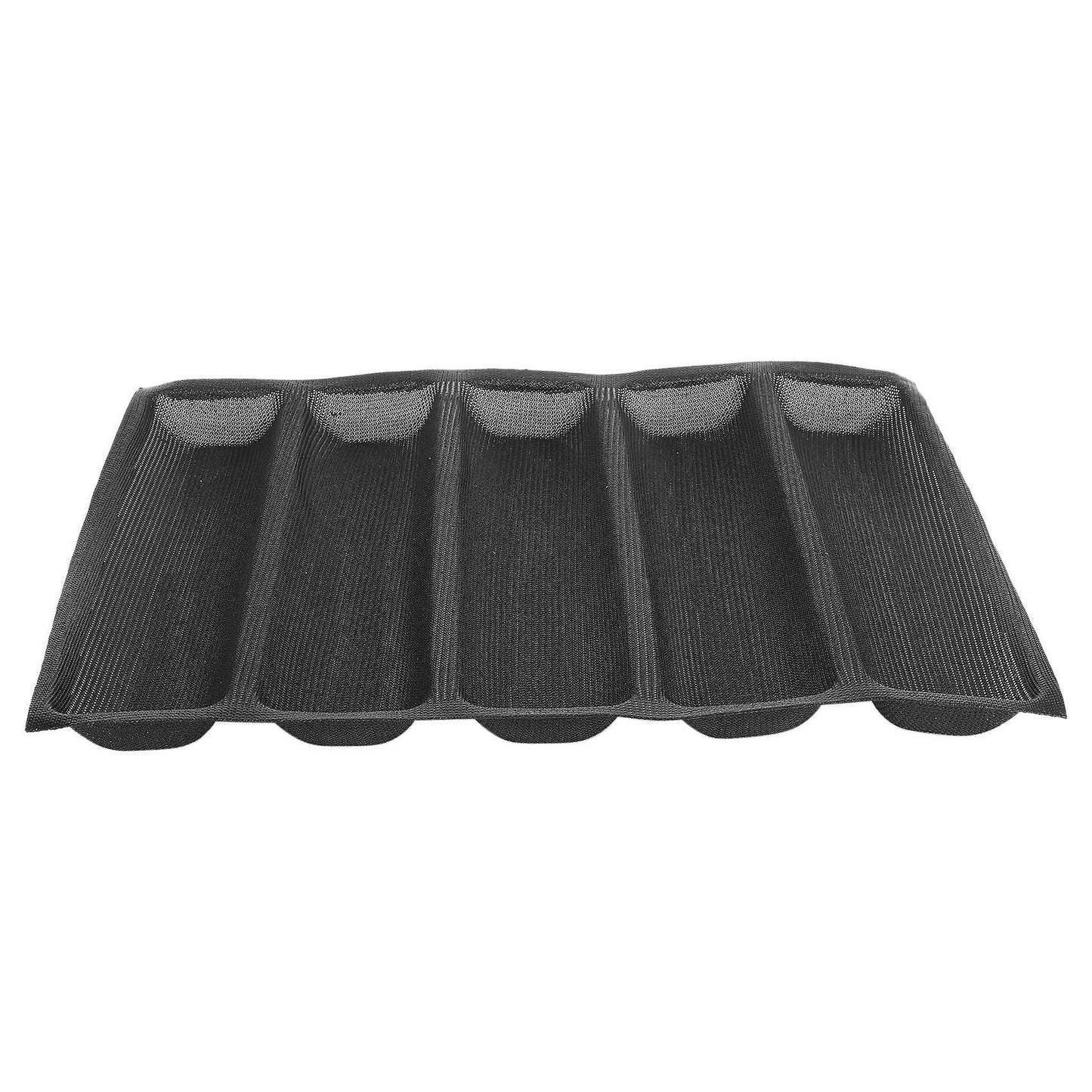 10x Silicone Tray Pan Reusable Non-stick Hot Dog Bread Molds