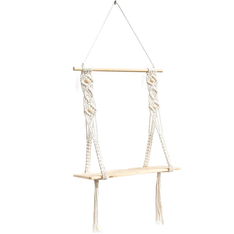 Wall Hanging Boho Room Decor Macrame Wall Shelf, Handmade Boho Decor