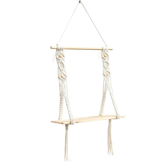 Wall Hanging Boho Room Decor Macrame Wall Shelf, Handmade Boho Decor