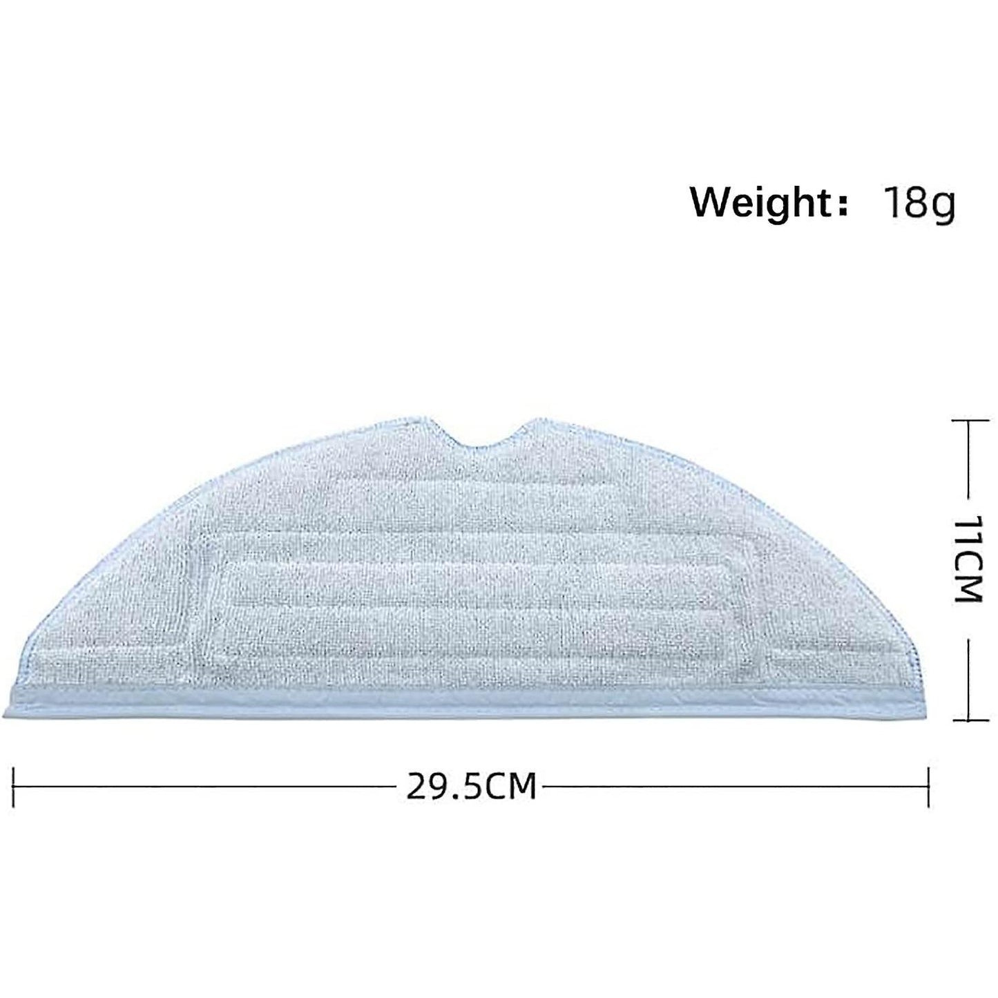 Mop Cloth Fits for Roborock T7 T7 Plus S7 Vacuum Cleaner 2 Pack