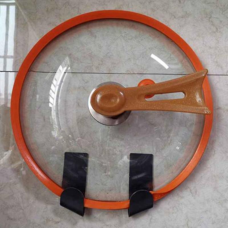 12pcs Plastic Pot Pan Lid Rack Clip Cooker Pot Cover Frame Stand
