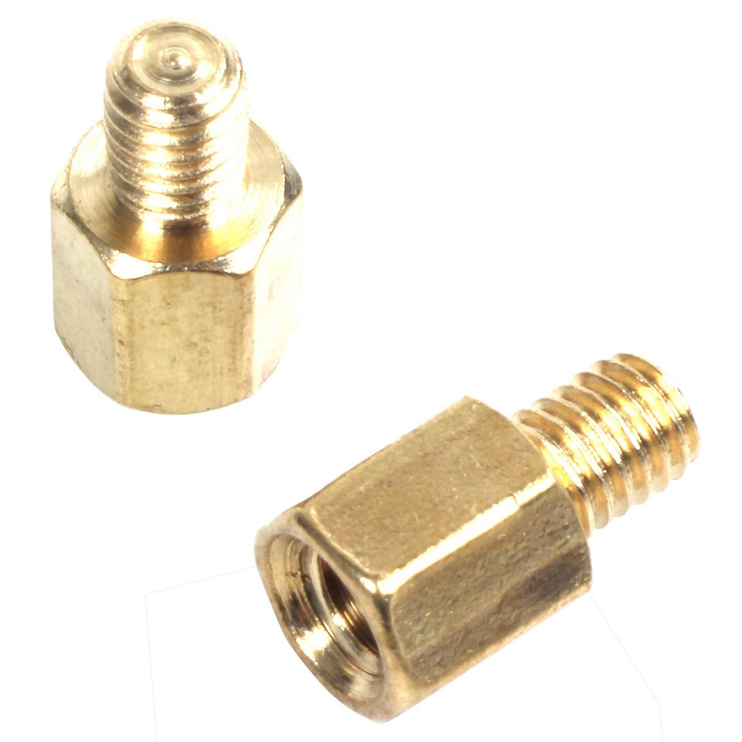 20 Pcs Pcb Abstandshalter Sechseckig Messing M3x5+4 Millimeter