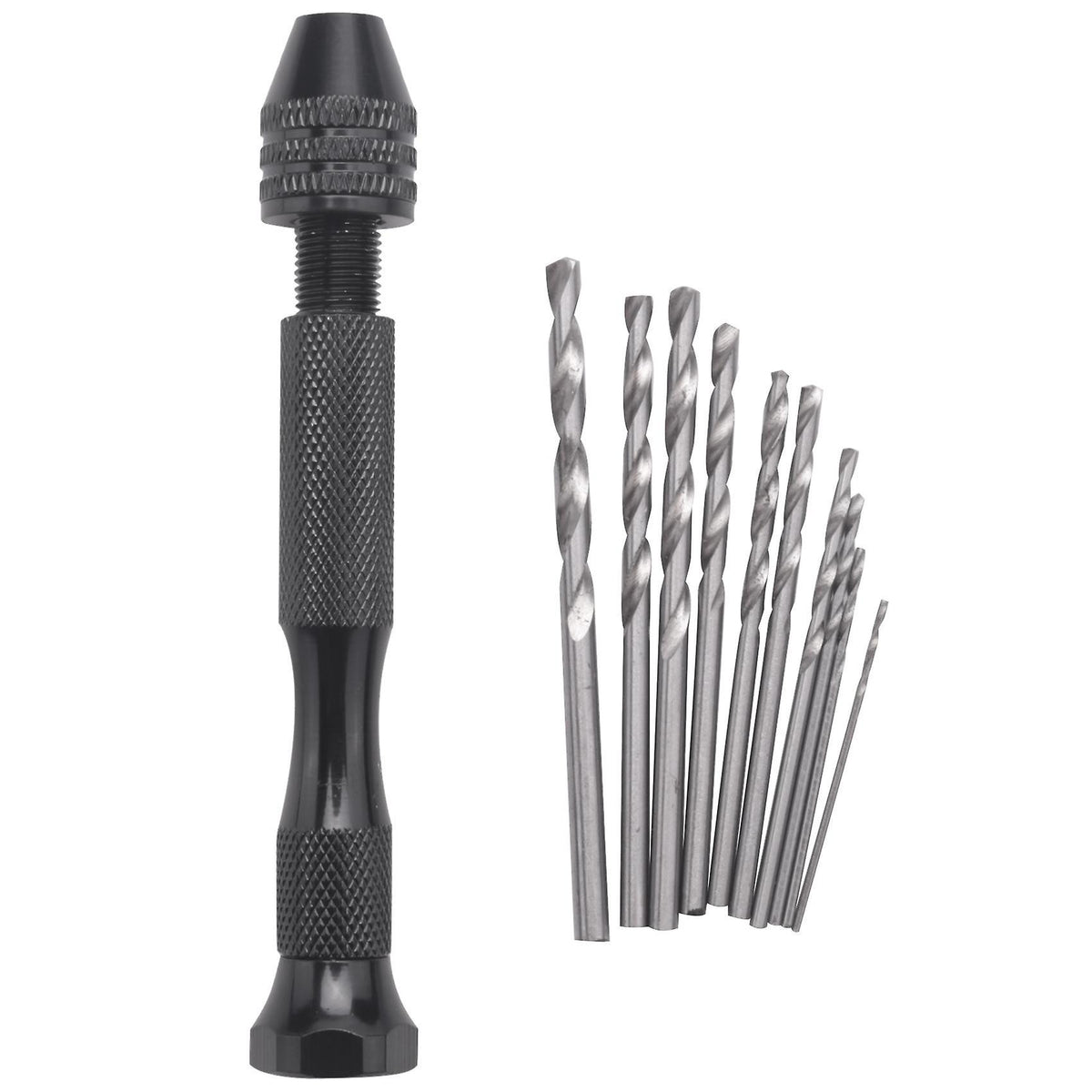 Mini Hand Drill with Keyless Chuck +twist Drills Rotary Tools