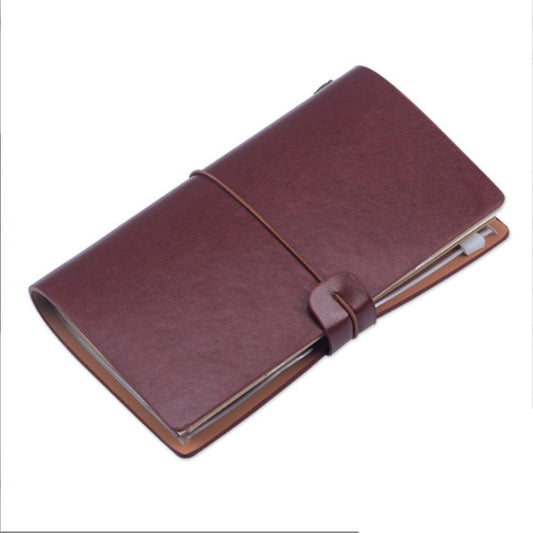 2022 Plan A6 Diary Book Loose-leaf Notebook 200x120mm Wine Red