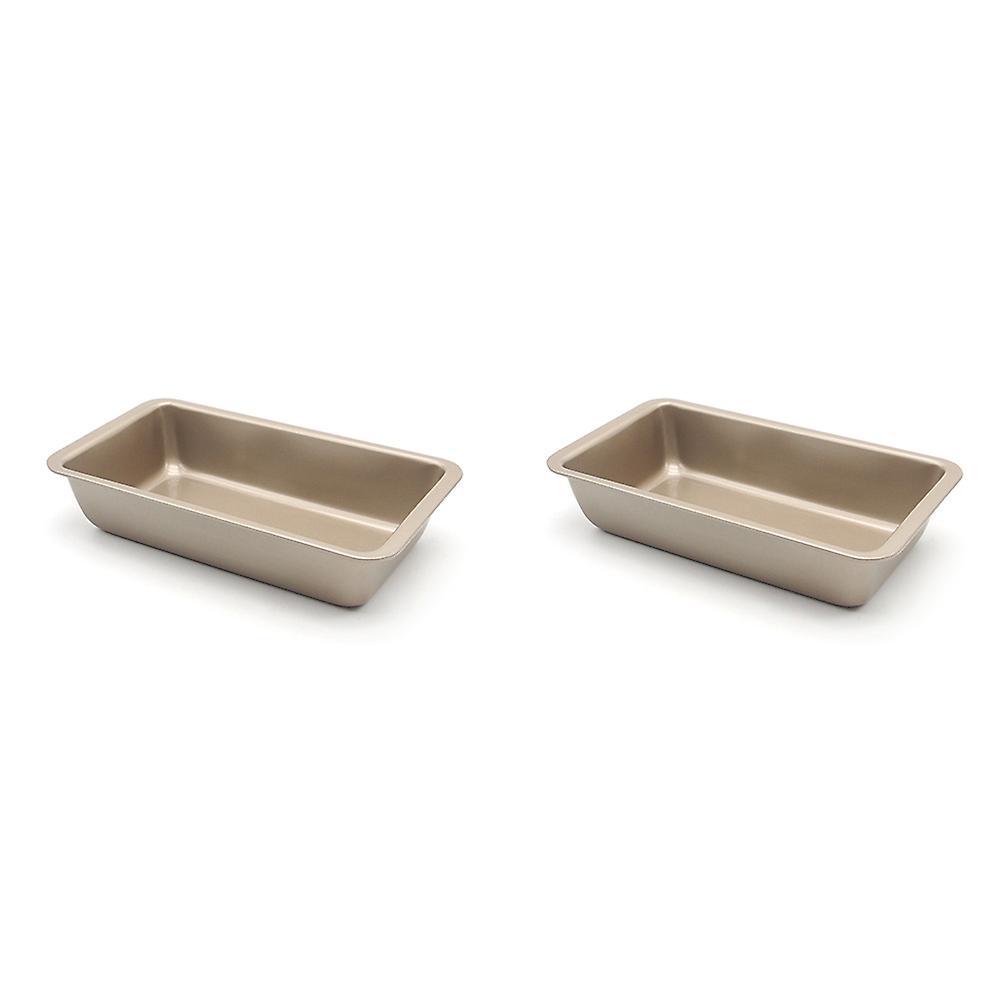 2pcs 9 Inch Loaf Baking Pan Carbon Bakeware Diy Pan Oven Baking Tool