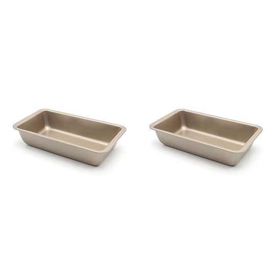 2pcs 9 Inch Loaf Baking Pan Carbon Bakeware Diy Pan Oven Baking Tool