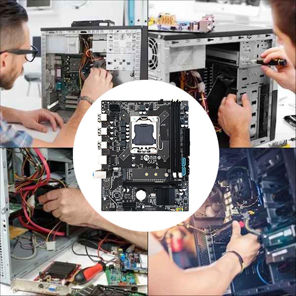 X79 Motherboard Hm65 Lga1356 Cpu 2xddr3 Reg Ecc Ram M.2 Nvme Sata3.0