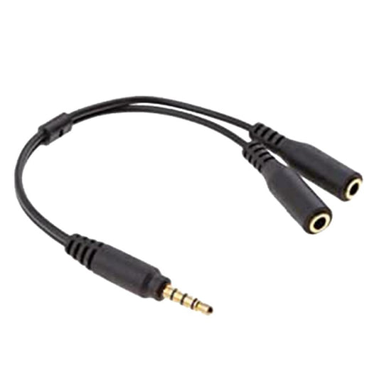 3.5mm Male to Female Stereo Audio Cable, One-to-two Audio Adapter