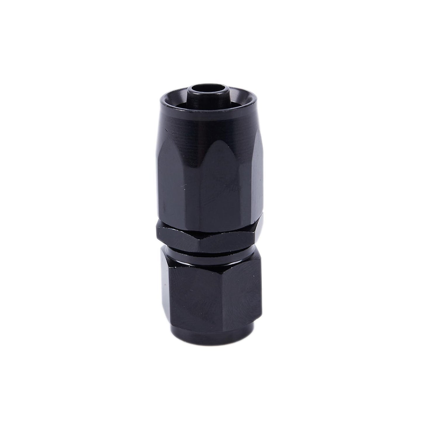 An-6 (an6) Straight Fastflow Stealth Black Hose Fitting