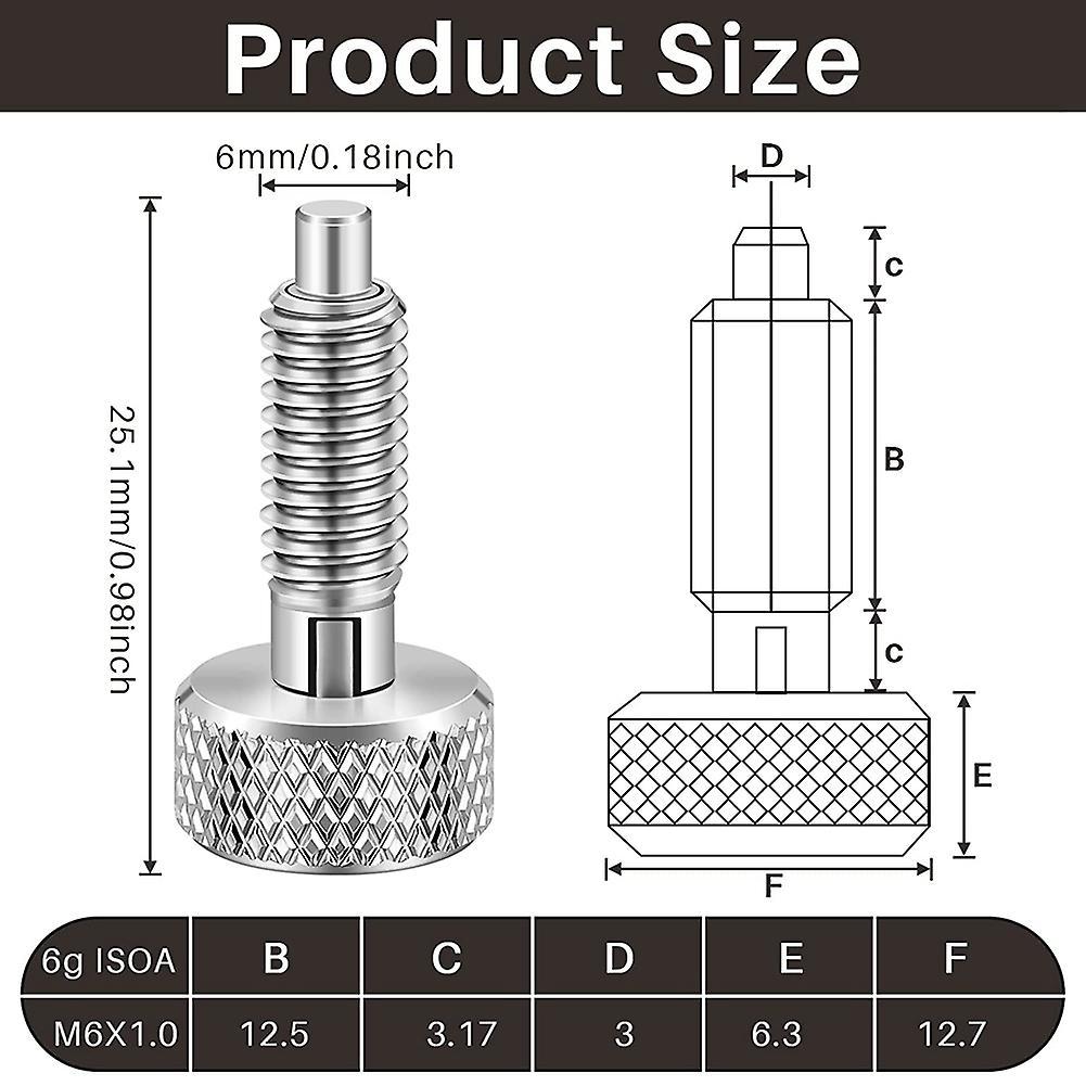 Hand Retractable Spring Plunger Release Pins for Rolling Toolbox B