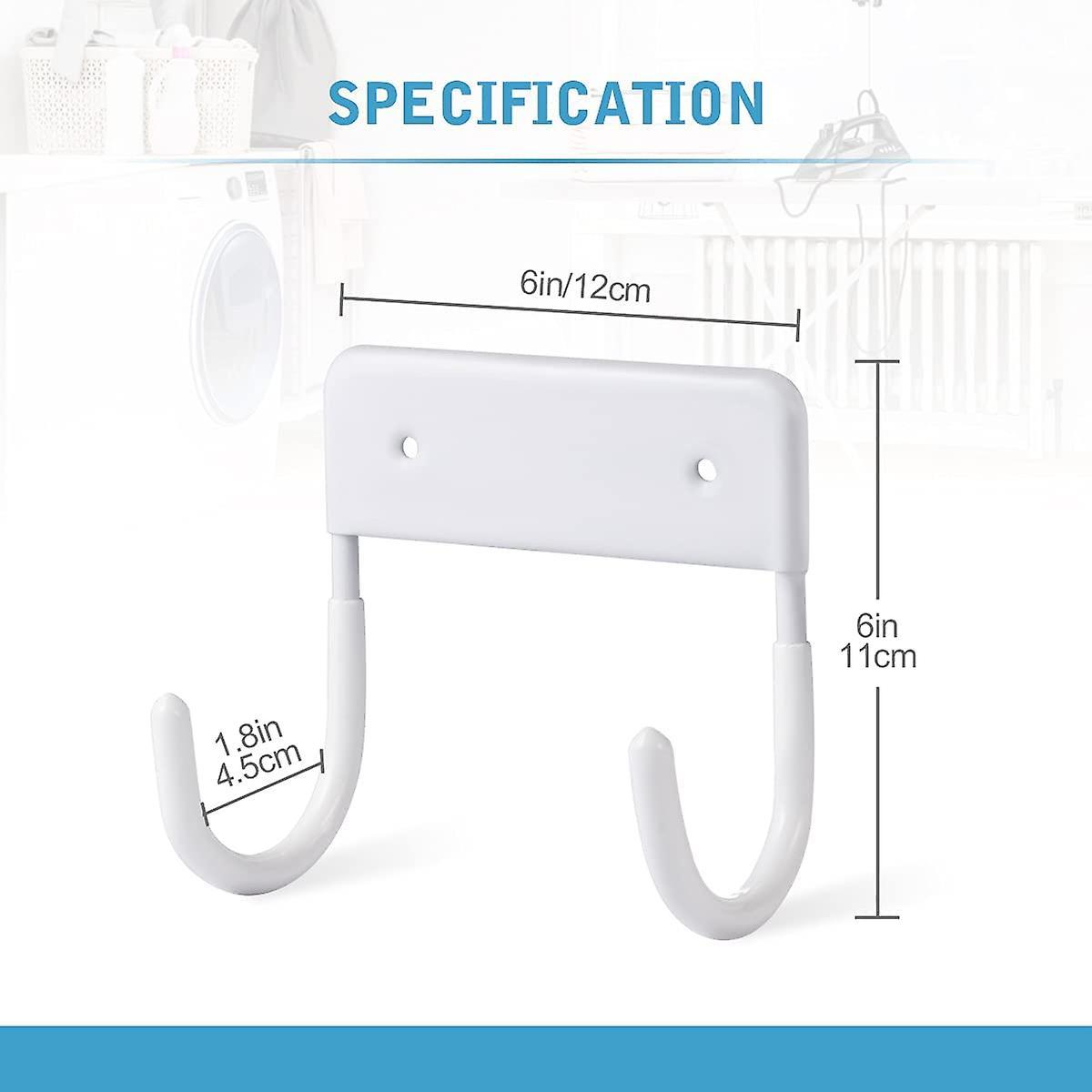 Wall Mounted Holder, Large & Small Ironing Board (matte White)