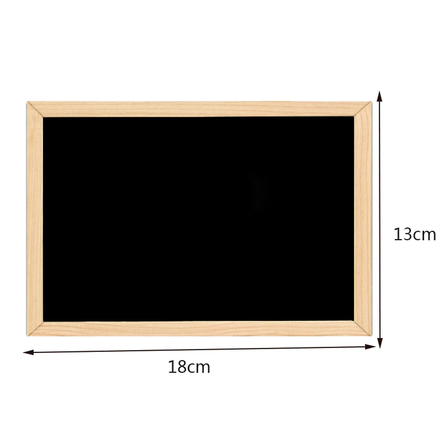 Double-sided Blackboard Wooden Crafts Wooden Frame Small Blackboard