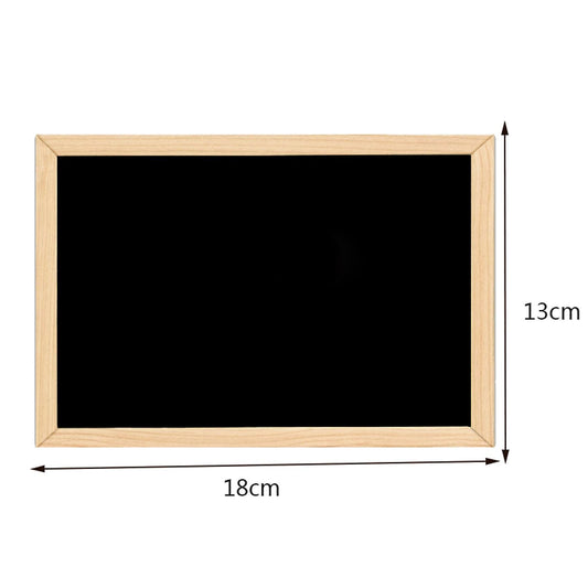 Double-sided Blackboard Wooden Crafts Wooden Frame Small Blackboard