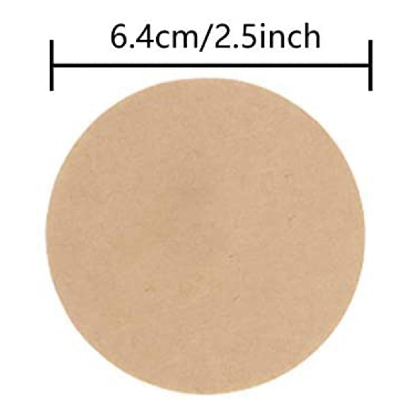 400 Pieces Of Unbleached Paper Coffee Filter Round Replacement