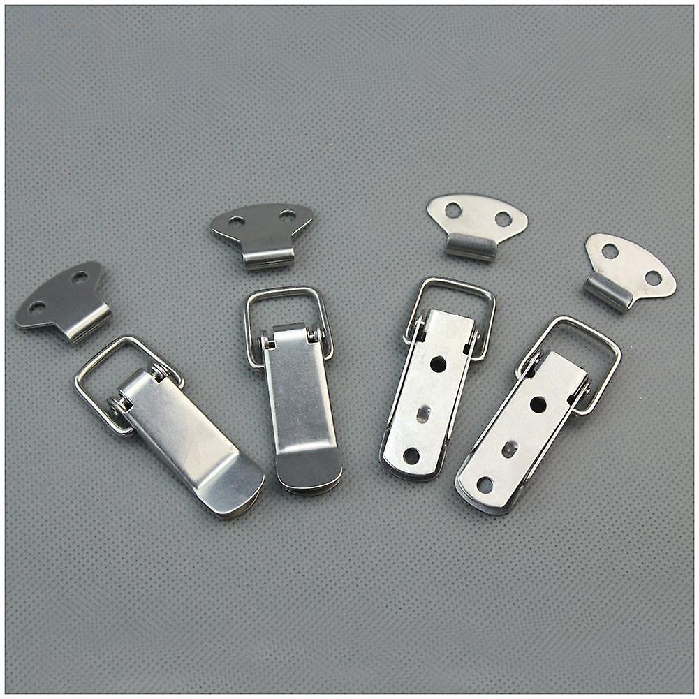 4x Spring Loaded Toggle Case Box Chest Trunk Latch Catch Clamp Clip