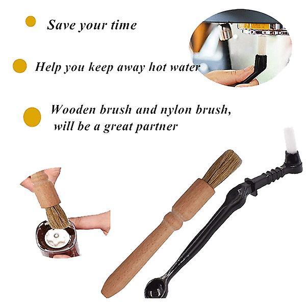 Coffee Machine Cleaning Brush Set,4 Pcs for Coffee Machine Group Head