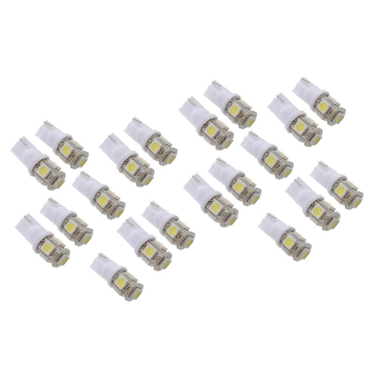 10x T10 194 168 W5w 5050 Smd 5 Led Veilleuse Ampoule Lampe Xenon