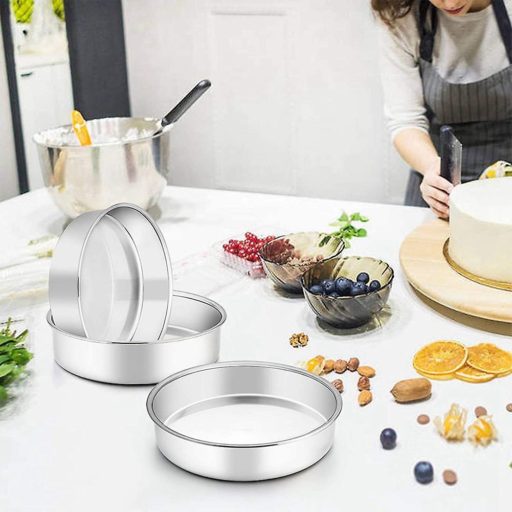 Round Cake Tin for Baking,set Of 6,cake Bakeware Set(detachable Base)