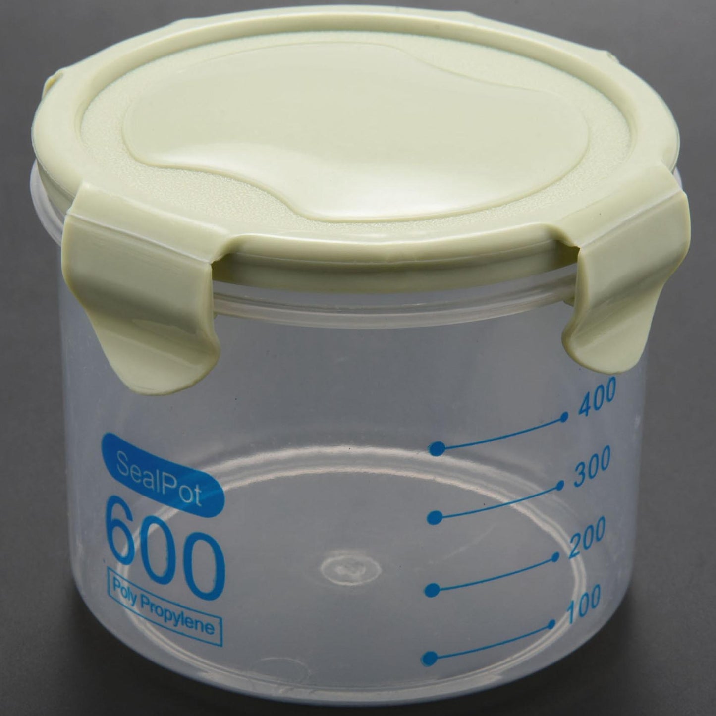 Kitchen Food Container Seal Pot Storage Tank Plastic 600ml Green