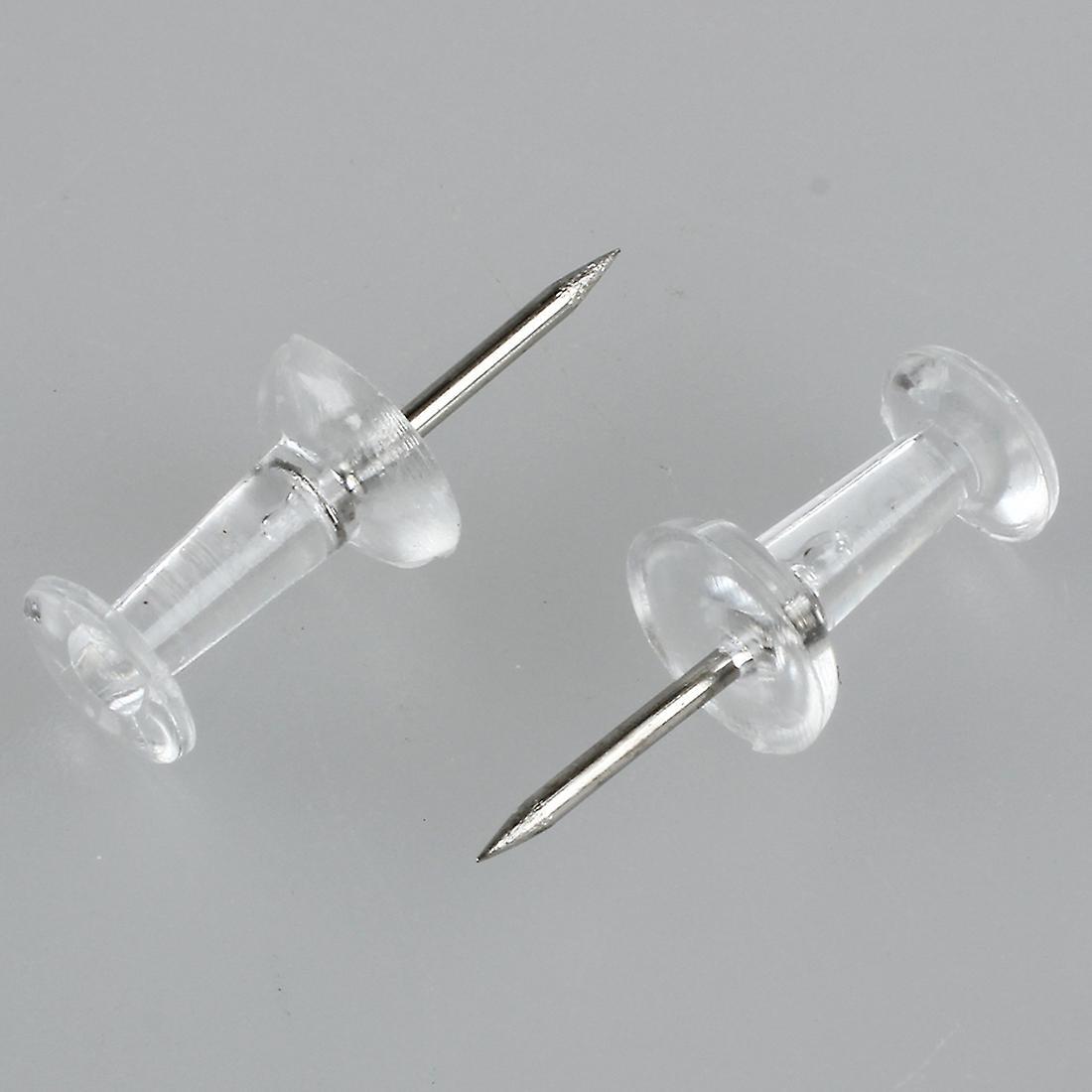Clear Push Pins Transparent Plastic(pack Of 40)