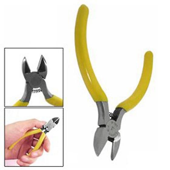 Professional Tools Wire Cutter Plier Yellow 4.5 Inch 125 Mm