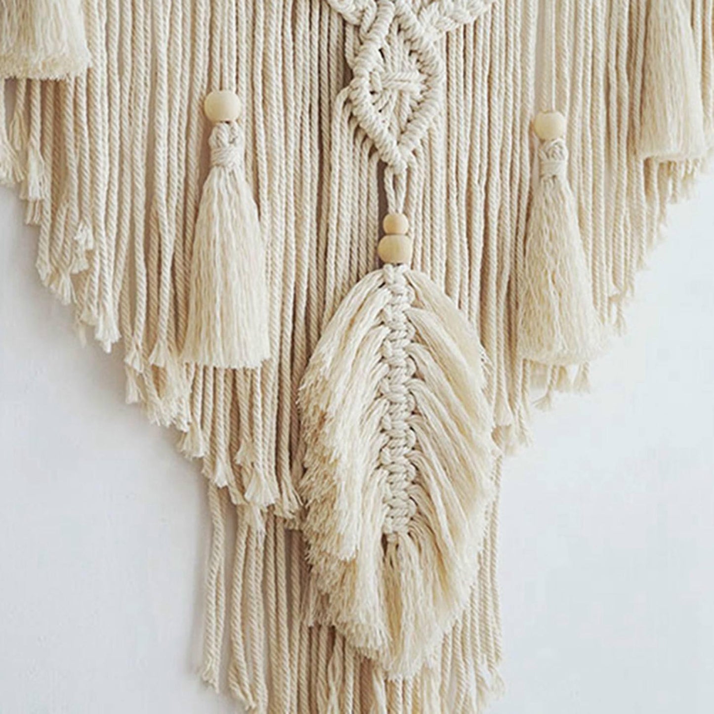Nordic Bohemian Macrame Wall Hanging Tapestry Tassel Home Decor