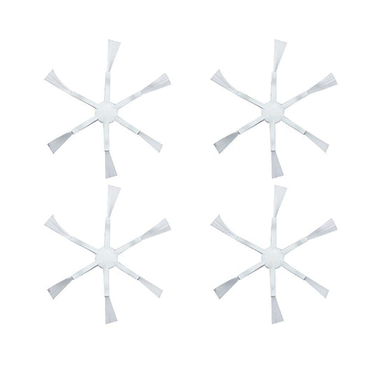 4pcs Side Brush Replacement Parts for 1c/2c/1t/f9 Robot Vacuum