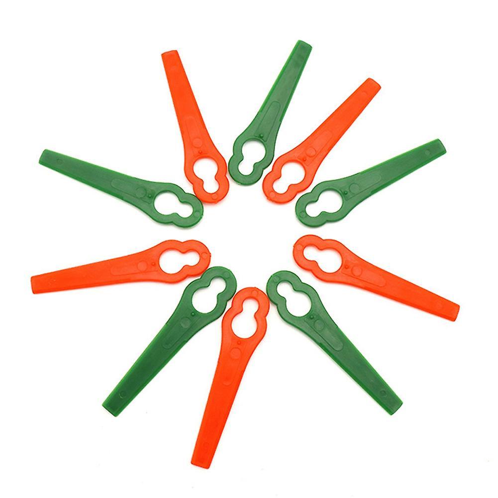 100pcs 8.3cm Plastic Grass Trimmer Blade Replacement Blades Lawn