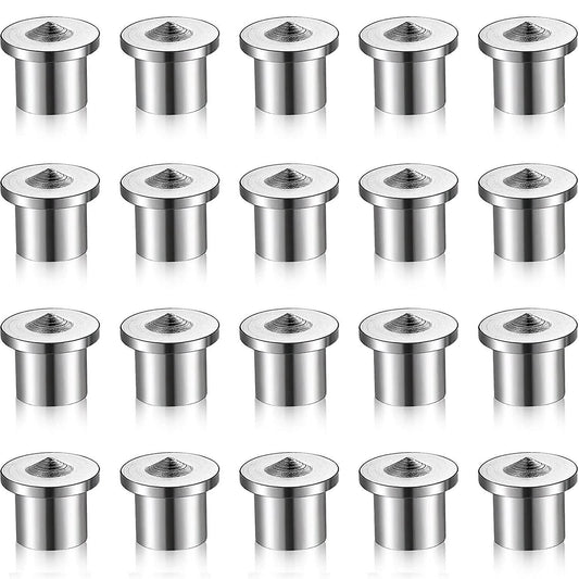 Dowel and Tenon Center Transfer Plugs Drill Hole (20 Pieces,3/8inch)