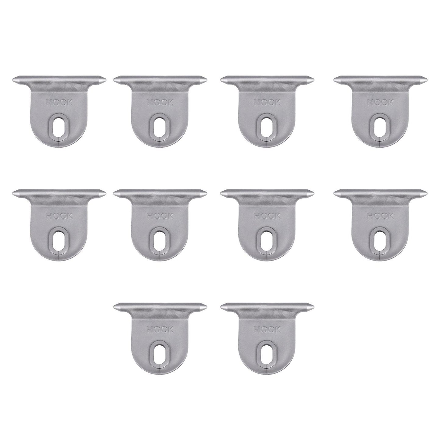 10x Universial Hanging Clothes Hook Gray for Caravan Awning Hanger