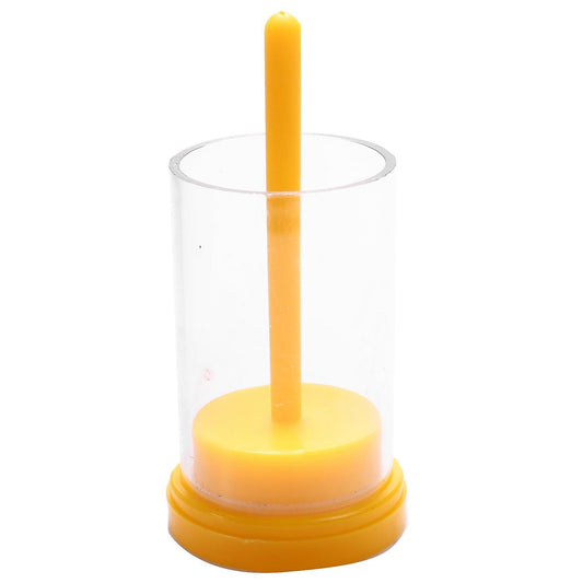 Plastic Queen Bee Marking Cage Marker Bottle W/ Plunger Beekeeping