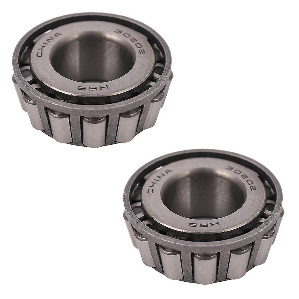 Single Row 15mm X 35mm X 12mm Tapered Roller Bearing 30202 Silver