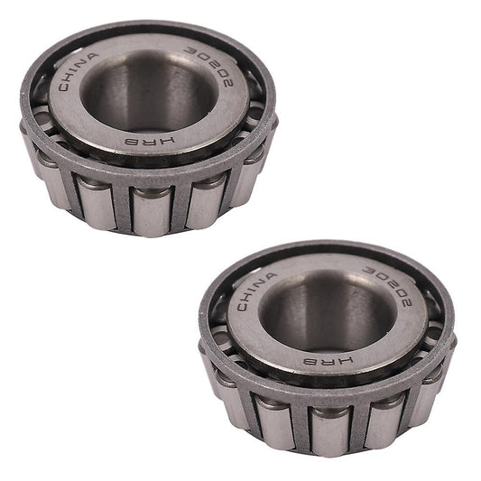 Single Row 15mm X 35mm X 12mm Tapered Roller Bearing 30202 Silver