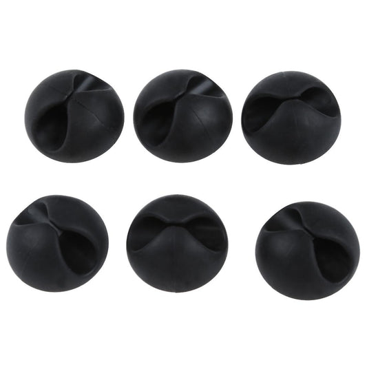 6 Pcs Wire Cord Cable Fixer Cable Fixer Clips Organizer Ties Management