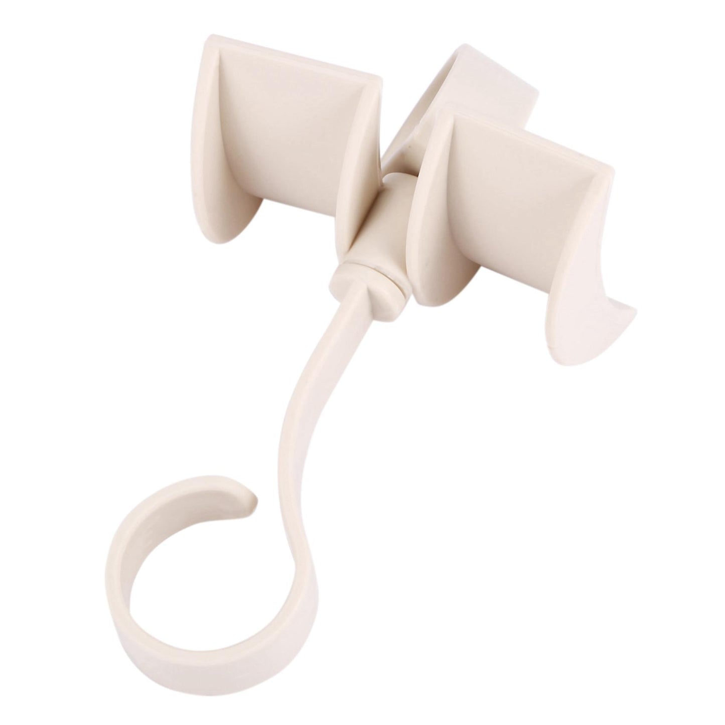 Rotating Storage Rack Bag Hanger Clothes Plastic Rack Tie Beige