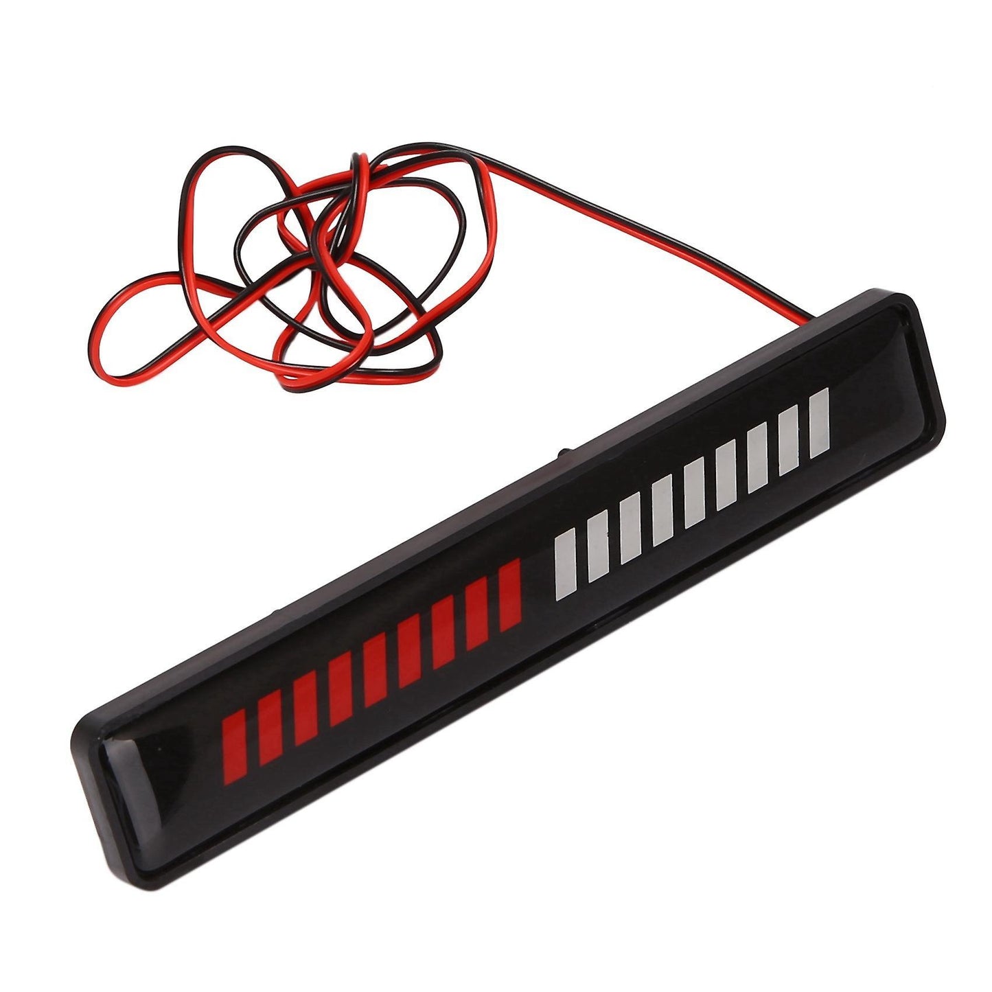 Pair Red + White Light Front Bumper Grilles Lights for Bmw Ford