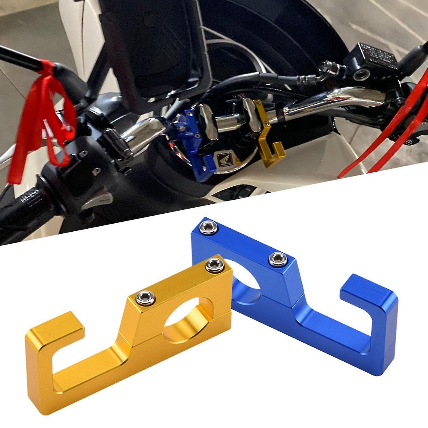 For Honda Pcx150 Pcx125 Pcx160 Aluminum Hook Helmet Hooks Red