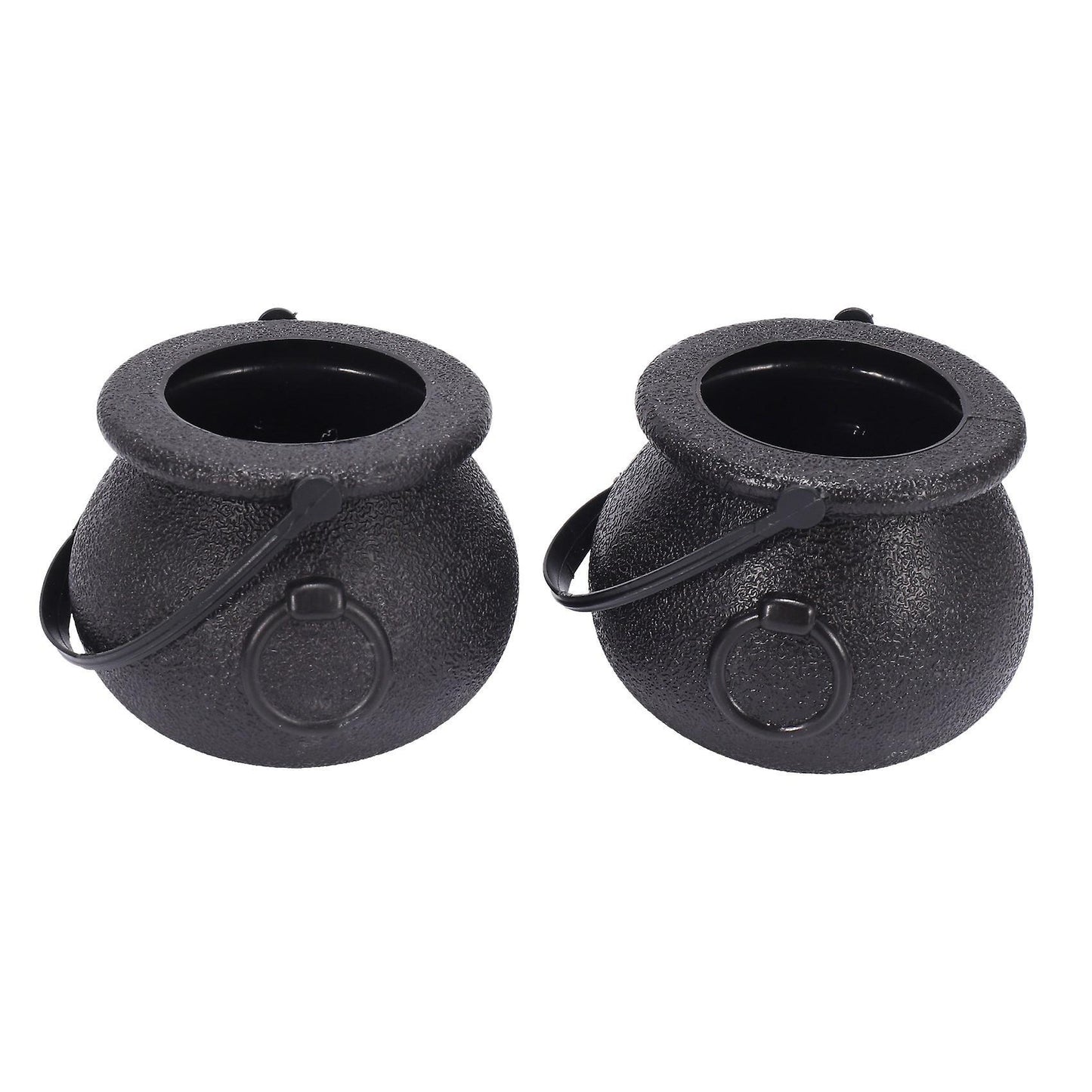 10pcs Black Candy Holder Pot Halloween Candy Bucket for Halloween
