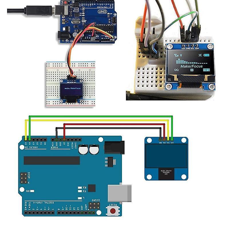 0.96inch Iic Serial Lcd Led Module for Arduino with 40pcs Dupont Wire