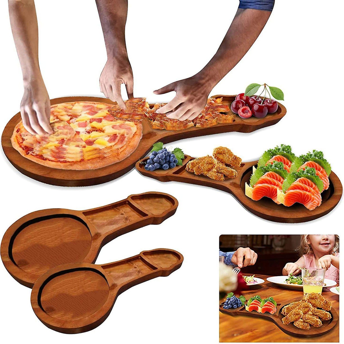 Aperitif Boards, Cutlery Kitchen Wine Meat Cheese Platter 9.45in
