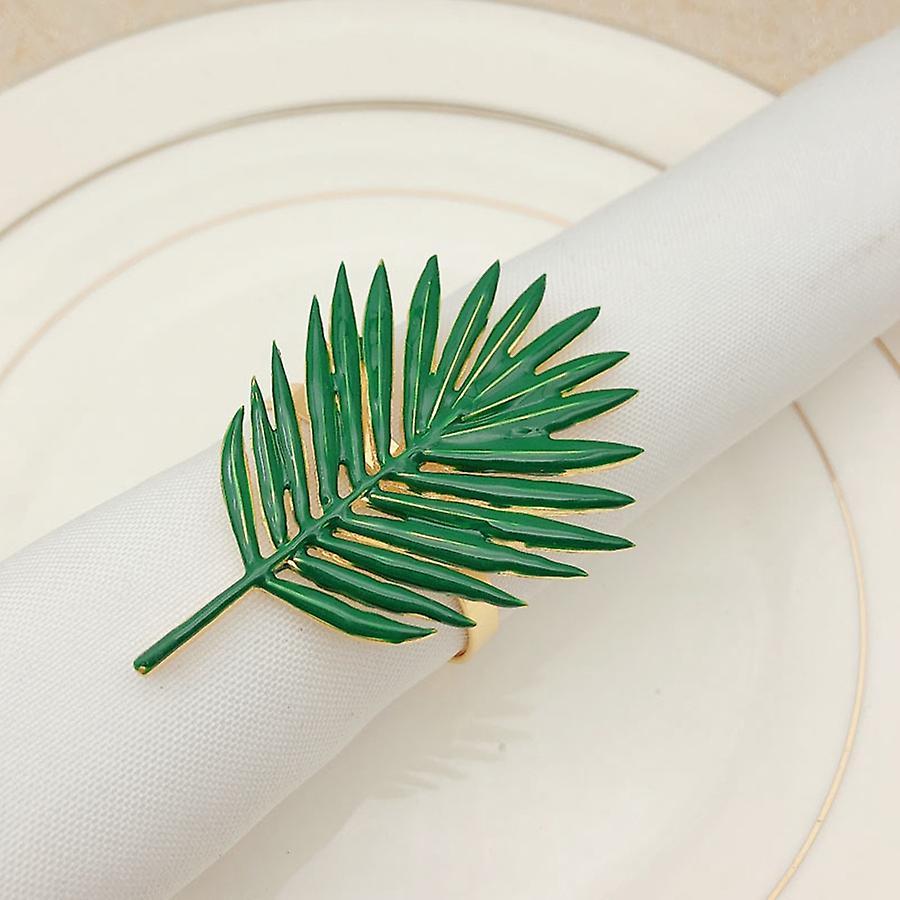 6pcs/lot New Napkin Ring Sunflower Circle Plant Buckle Meal Desktop
