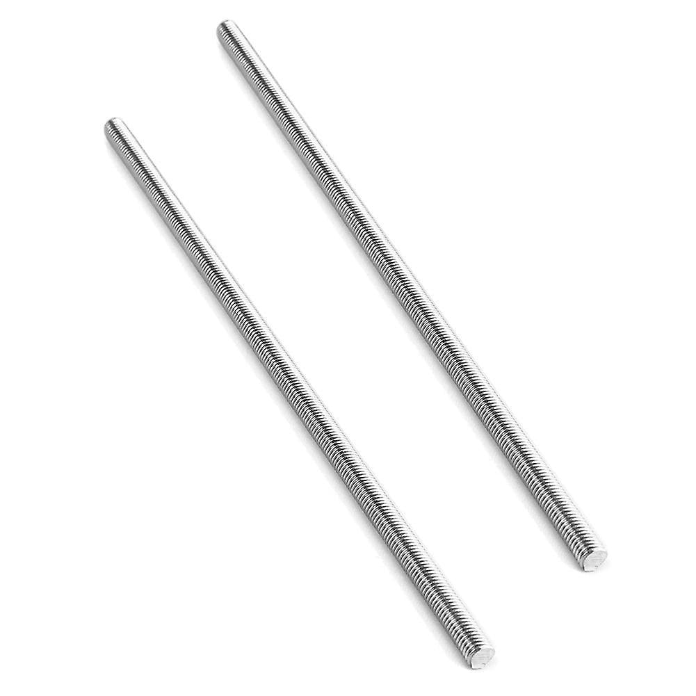 M6 X 25mm Fully Threaded Rod, 2 Pack for Anchor Bolts,clamps,hangers