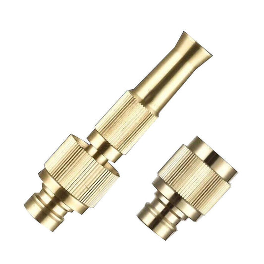 Brass High Pressure Car Wash Adjustable Hose Nozzle Garden Tool